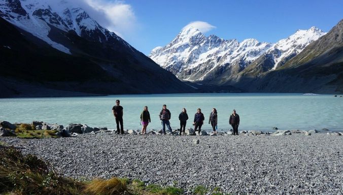 A group of students in an Off-Campus Program experience.