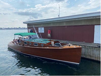 A B M antique boat zipper