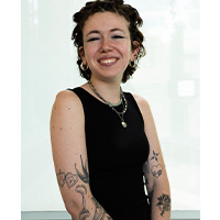 Aubrie Methven smiling.