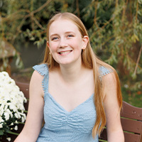 Addison Thornton smiling